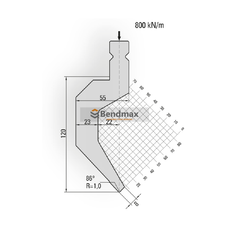 press brake tool- amada-standard punch15.370