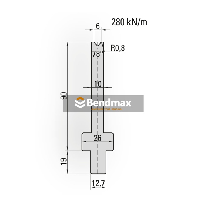 Hardened 42CrMo Press Brake Die for Thin Sheet Metal Forming