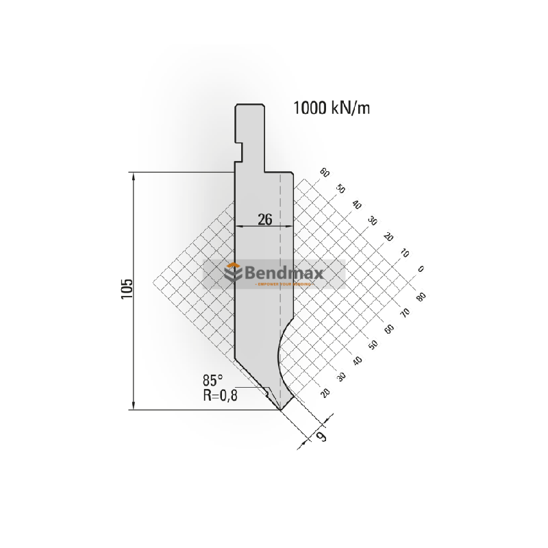 Amada standard press brake tools